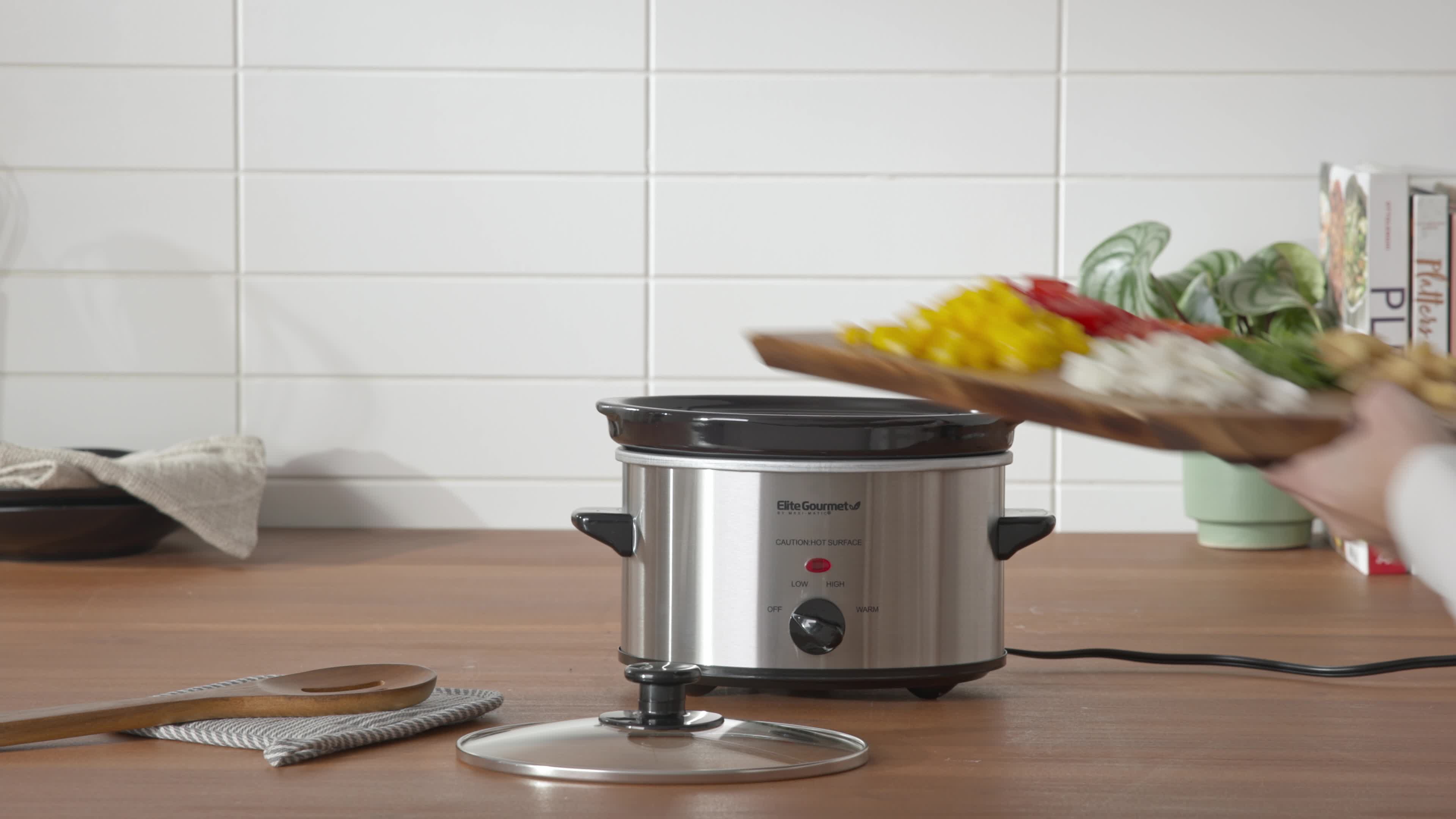 Amazon.com: Elite Gourmet MST-275XS Electric Oval Slow Cooker