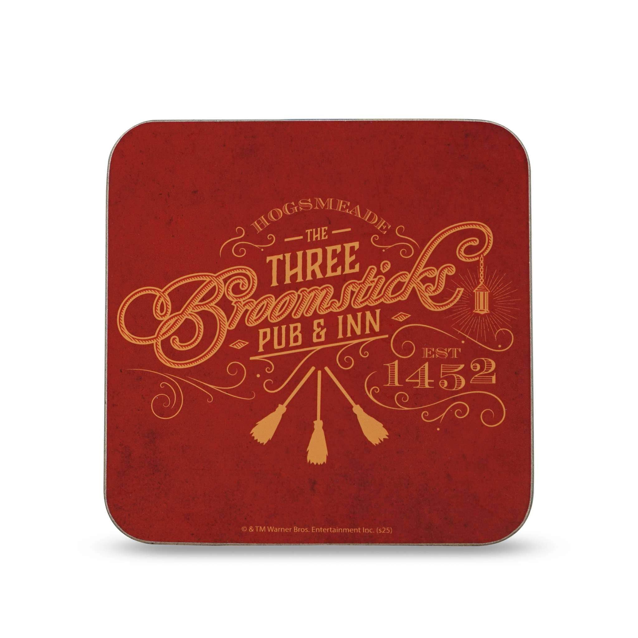 Half Moon Bay | Harry Potter | Three Broomsticks | Single Drinks Coaster - Three Broomsticks | Official merchandise | Small gifts for friends