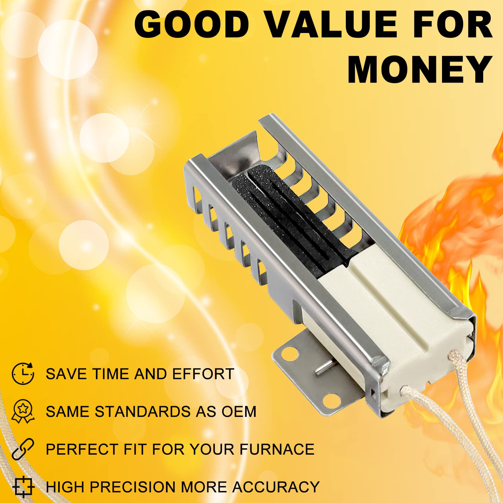 Upgraded DG9400520A Gas Range Oven Flat Igniter