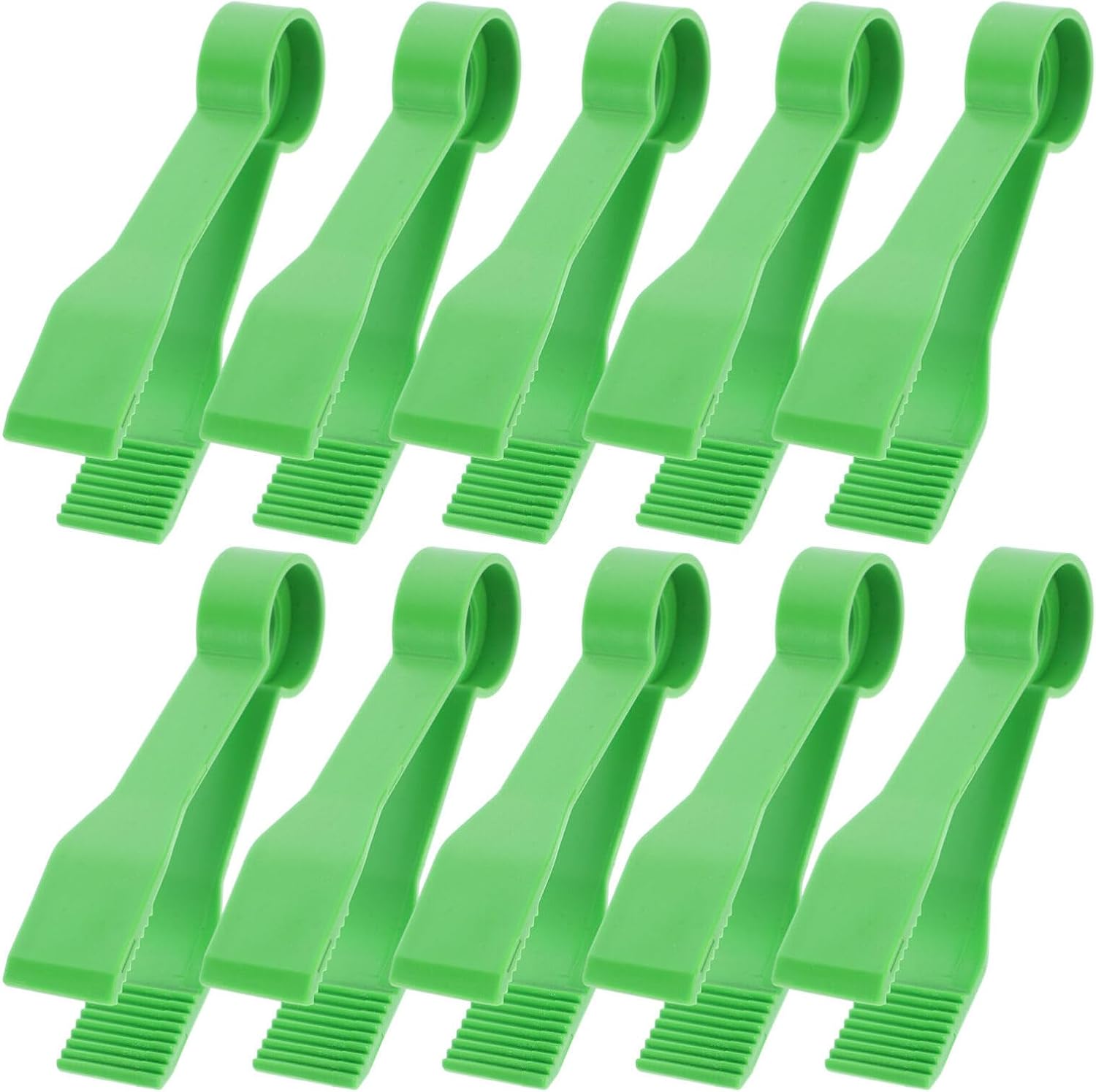 ERINGOGO 10pcs Plastic Tweezers First Aid Tweezers