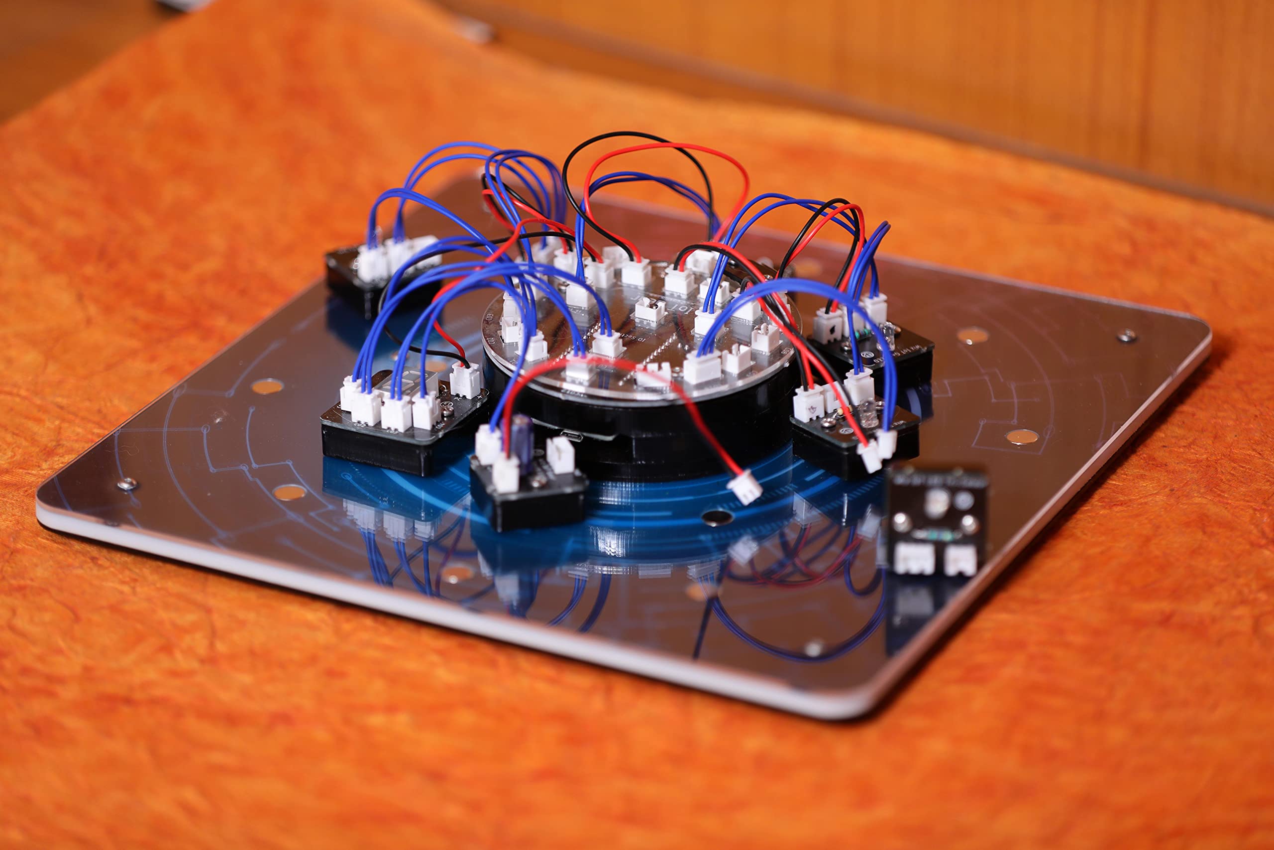 WizGear IoT Tinkering Kit – Design-Build-Code IoT Smart Devices for Kids 6+ - Alexa and Voice Enabled –WiFi Enabled – STEM Apps – Creating Confident Tech Innovators