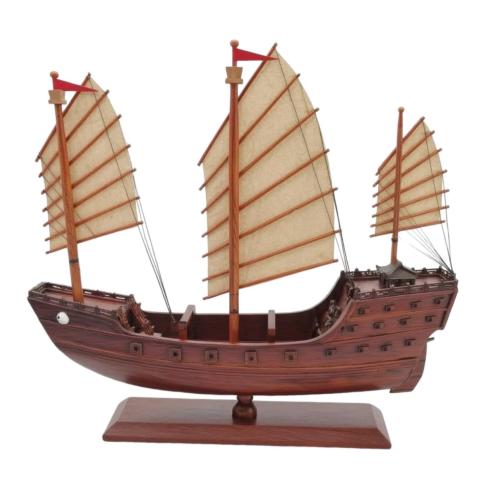 Klassisch Segelschiffmodell mit Standfuß, 35CM Model B