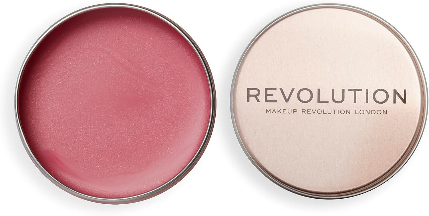 Revolution Beauty, Balm Glow, Multi-gebruik Cheek en Lip Balm, Opbouwbaar, Dauwachtige Afwerking, Rose Pink
