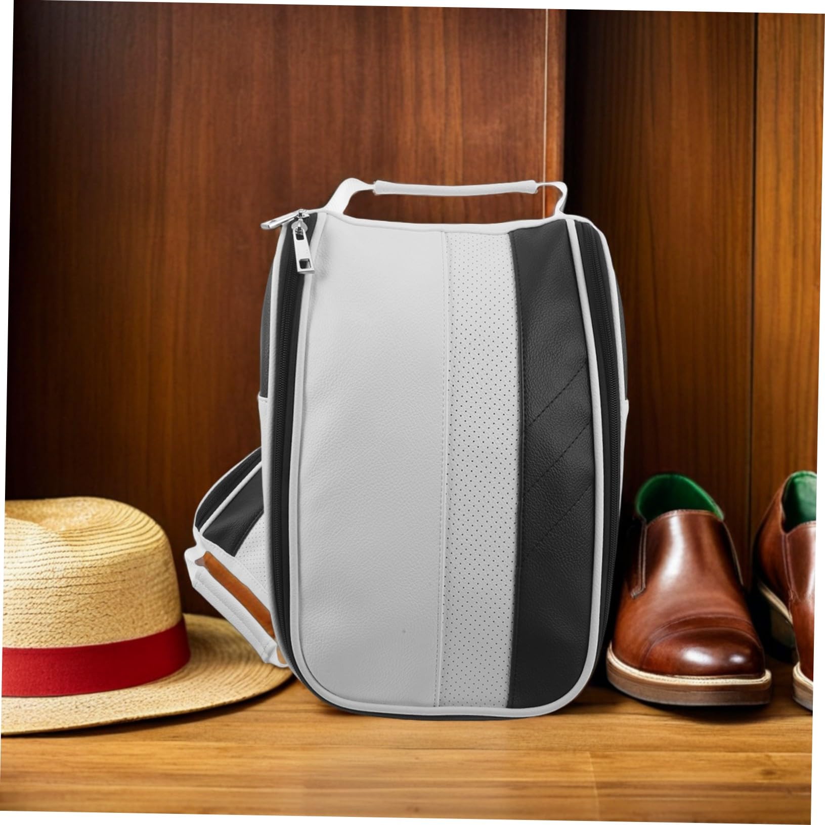 Borsa per Scarpe da Golf 1 Pezzo in Pelle Sintetica