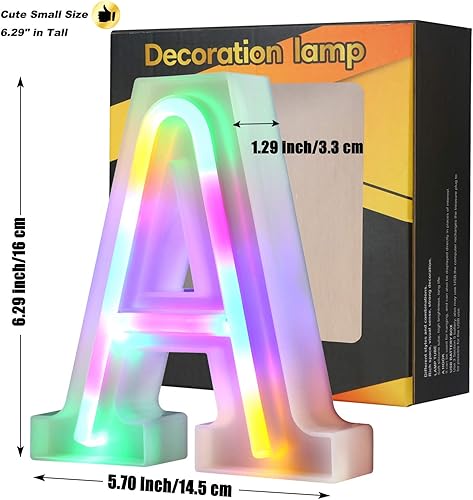 Miniatura 3 de Lámparas de luz LED en formas de letras y números