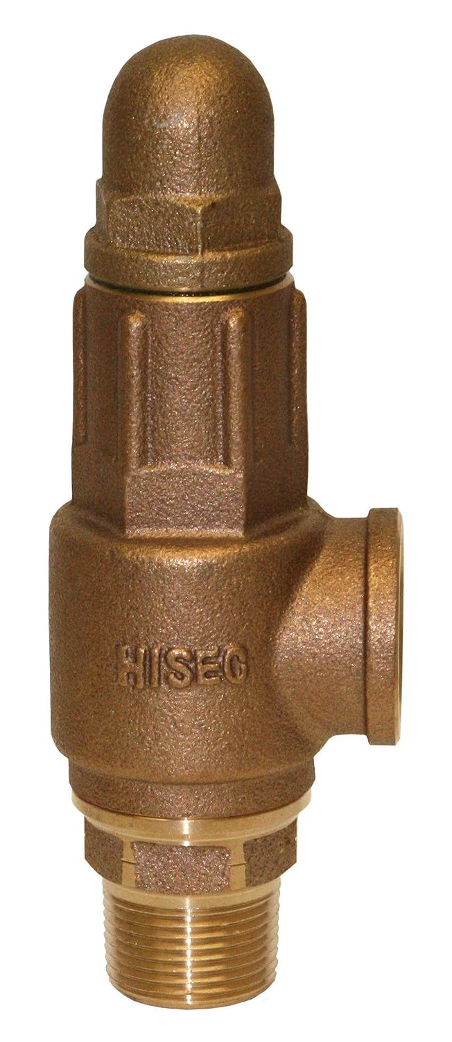 PRVHDNL100 No Lead Heavy Duty Relief Valve, 1" Inlet and Outlet, Maximum psi 150, 7"