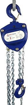 2000kg Chain Block Lifting Tackle Crane Hoist Manual Gantry Hand Pulley 3-30mtr Lift Height 9mtr