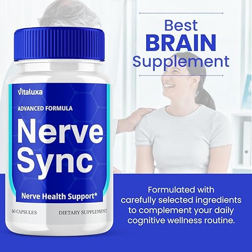 Miniatura 2 de Paquete de 5 cápsulas de sincronización nerviosa, pastillas NerveSync para neuropatía, suplemento de apoyo a la salud cerebral con mezcla de