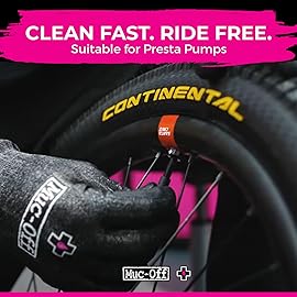 Muc-Off MTB Tire Sealant 500ml + 60MM Black Valve for Bikes | Fix a Flat Tire Sealant | Waterproof Sealant for MTB | Up to 6 Months Lasting and Eco-Friendly | CO2 Compatible Sealant +UV Dye