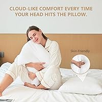 Vista 5 de Rellenos de almohada de lujo, paquete de 4, 16 x 16 pulgadas, hipoalergénicos, ultra suaves, de microfibra de poliéster, duraderos, para sofá