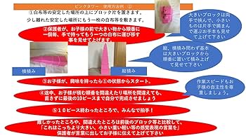Amazon.co.jp: TAIHEIYO モンテッソーリ教具 ピンクタワー 感覚