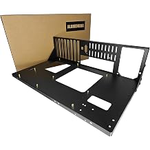 DIY PC Test Bench, ATX Open Chassis Case Rack for ATX/M-ATX/ITX Motherboard, Wide Body Heat Dissipation Design Open Air PC Case, SSD Motherboard Accessories 2