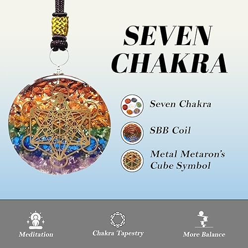 Miniatura 8 de Real Crystal Orgone Energy Healing Pendant - Orgonite Tear Drop Pendant For Protection - Pychic Healing - Boost Confidence - Christmas Gift