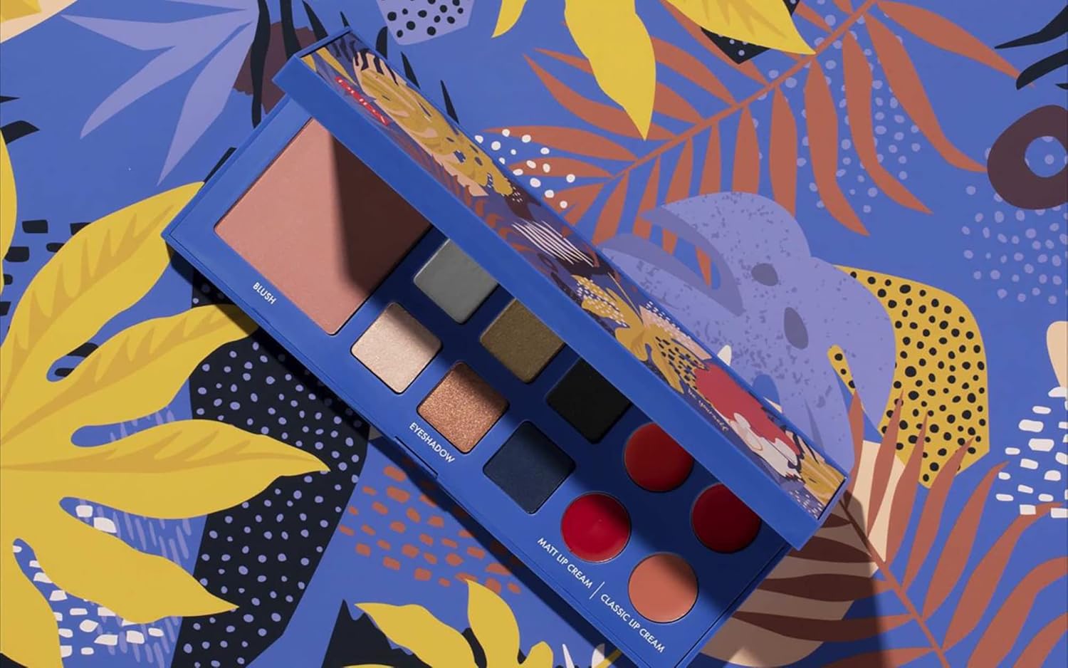 PUPA Milano rt S Make-Up Palette - Silky Concealers And Blush - Compact Eyeshadows - Shiny Gloss, Matte Lip Creams - Makeup For Eyes, Lips, Face - Make Different Looks - 004 Be Yourself - 0.32 Oz