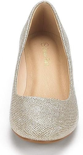 Miniatura 4 de DREAM PAIRS Zapatos de tacón de cuña media Debbie para mujer