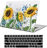 Vista 21 de KEROM Compatible con Funda para MacBook Air de 13 Pulgadas con Diseño de Cocodrilo 2021 2020 2019 2018 M1 A2337 A2179 A1932, Texturizada Elegante
