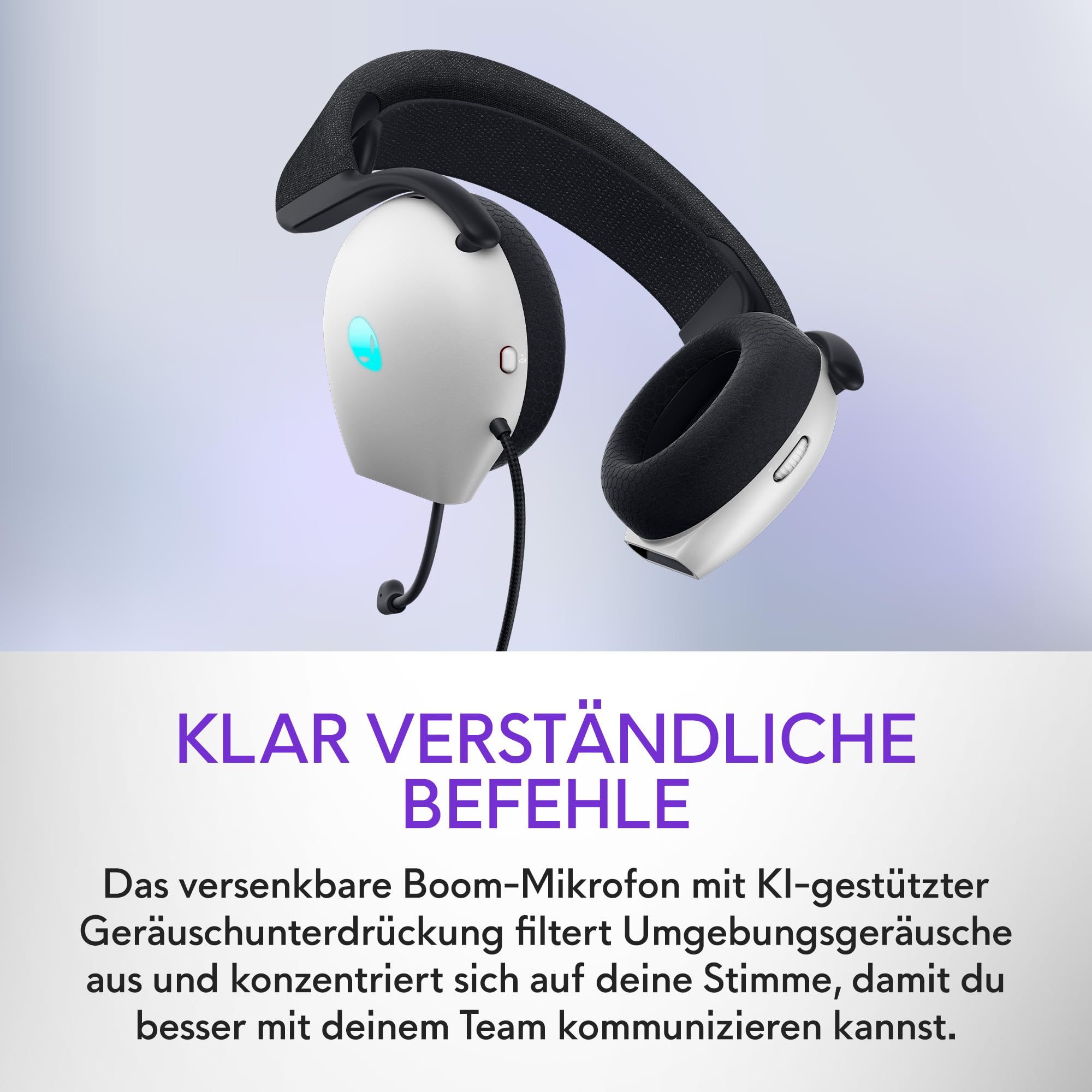 Alienware kabelgebundenes Gaming Headset - AW520H |Windows | Kopfhörer (USB) | Hi-Res Audio | Headset Mikrofon | 20-40000 Hz | Gewicht 337 g