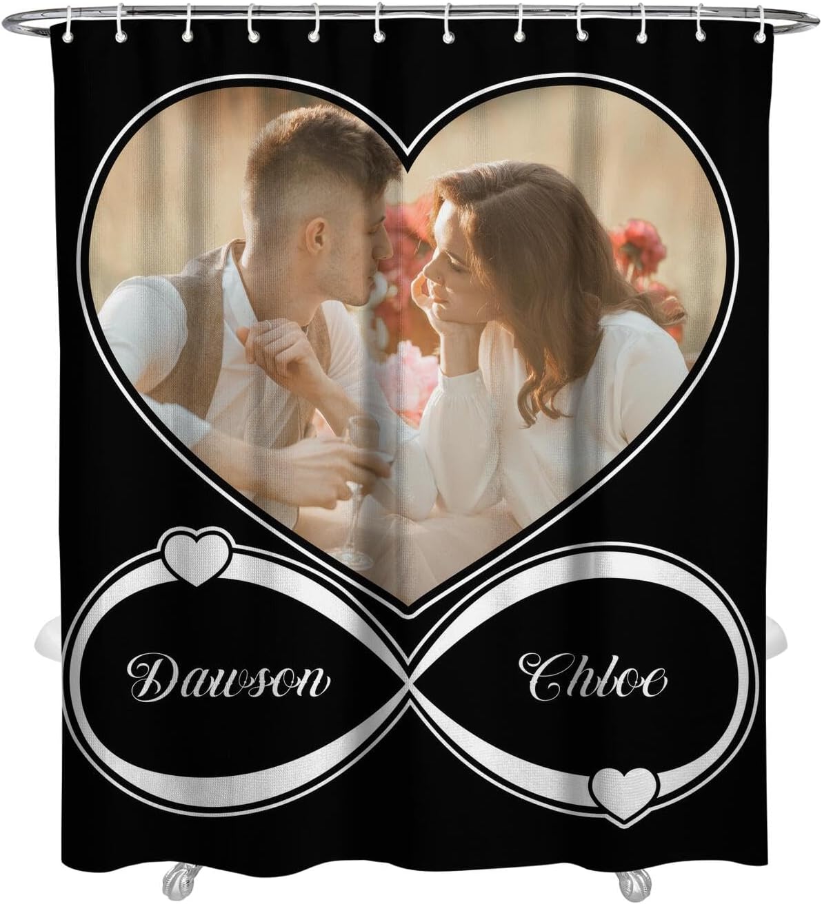 Mid Century Abstract Boho Aesthetic Shower Curtain Set, Green Nature Leaf Sun Modern Minimalist Home Bathroom Curtain Decor with 12 Hooks 72 Inch Wide * 84 Inch High