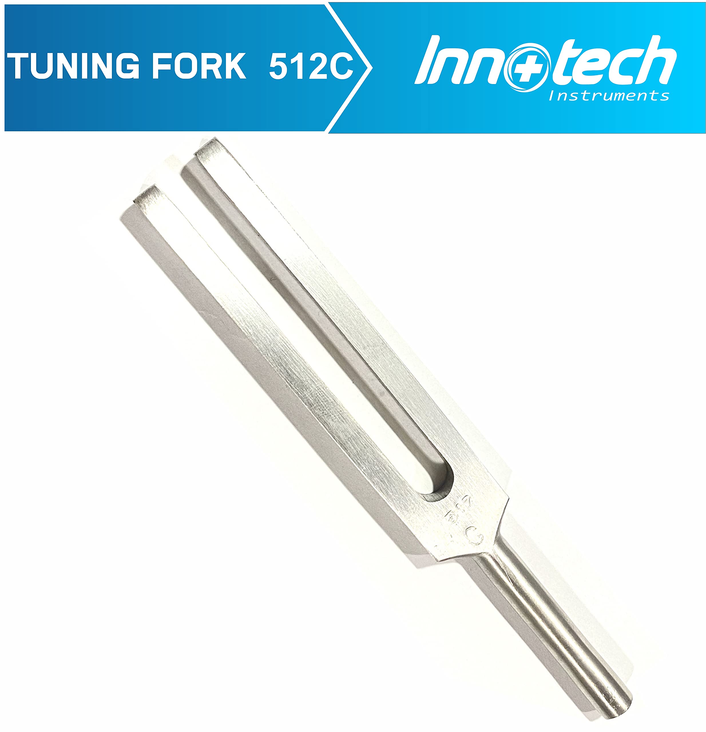 Innotech Jeu de 5 outils de diagnostic réflexe et neurologie avec roue nerveuse, marteau à réflexe, ciseaux à bandages et fourche d'accordage 512 Hz et 128 Hz (kit réflexe)