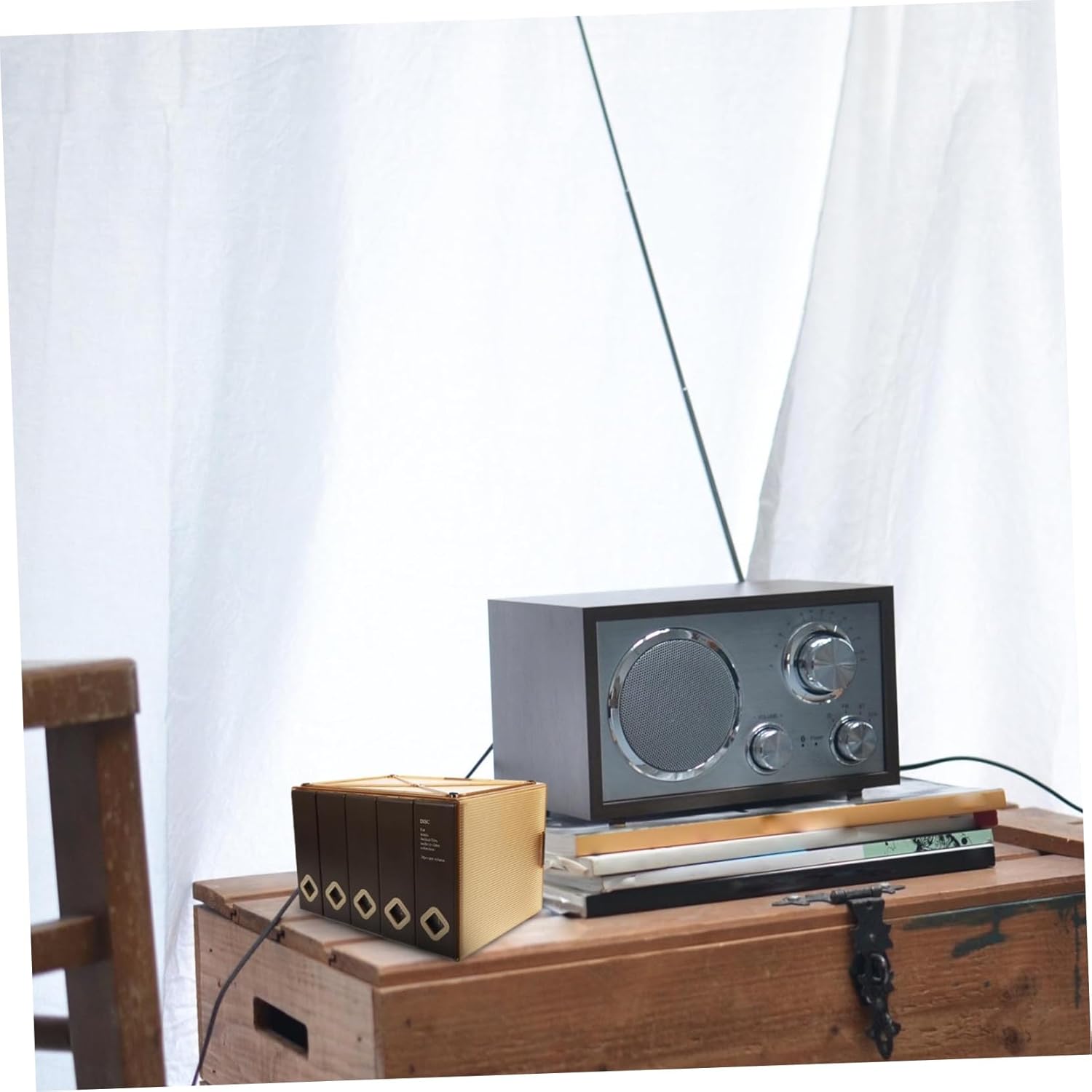 BESTOYARD CD Storage Case 120 Capacity Portable Disc Holder Zipper Sturdy Plastic Organizer for Home Travel and Office