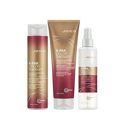 Miniatura 6 de Joico K-PAK Color Therapy Color-Protecting Set  For Color-Treated Hair  Boost Shine  Improve Elasticity  Repair Breakage  Rebuild Damaged Hair  With
