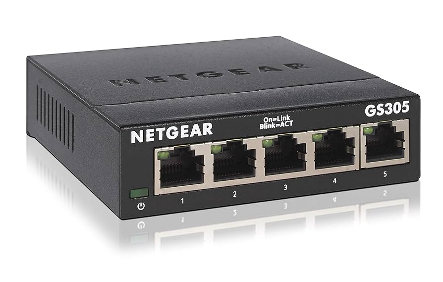 【新品未開封】NETGEAR 卓上型スイッチングハブ GS305PP GS305P｜GS305P-300JPS｜POE+対応 (63W) ギガビット5ポート