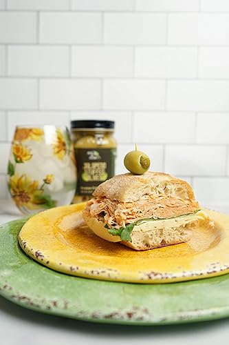 Vista 29 de Green Jay Gourmet Aceitunas rellenas de ajo - Aceitunas verdes rellenas para recetas de guarnición de cóctel y tabla de queso - Aceitunas de Martini
