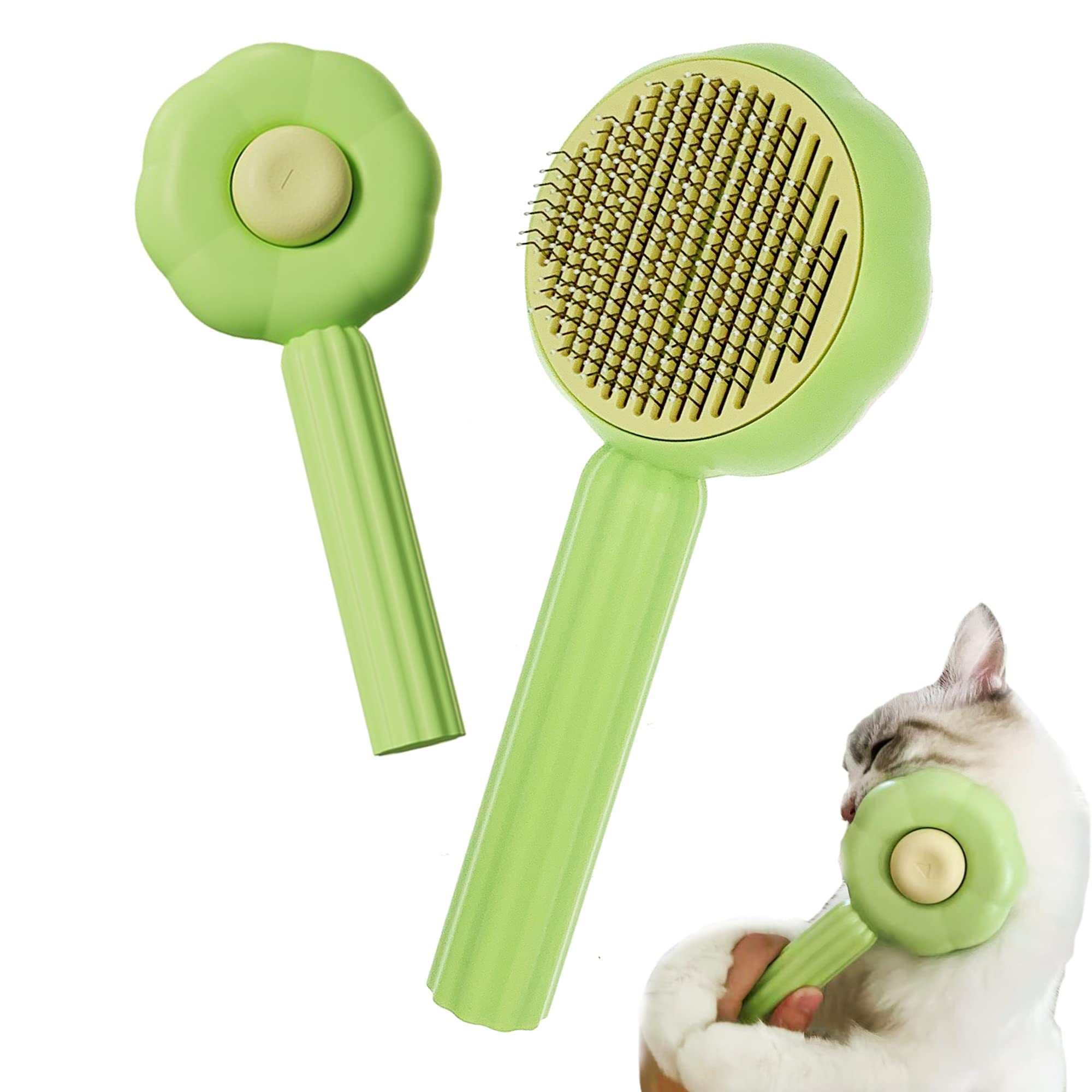 Amazon.co.jp: 獣毛ブラシ 猫 金櫛 犬 猫ブラシ 犬ブラシ ペットブラシ 