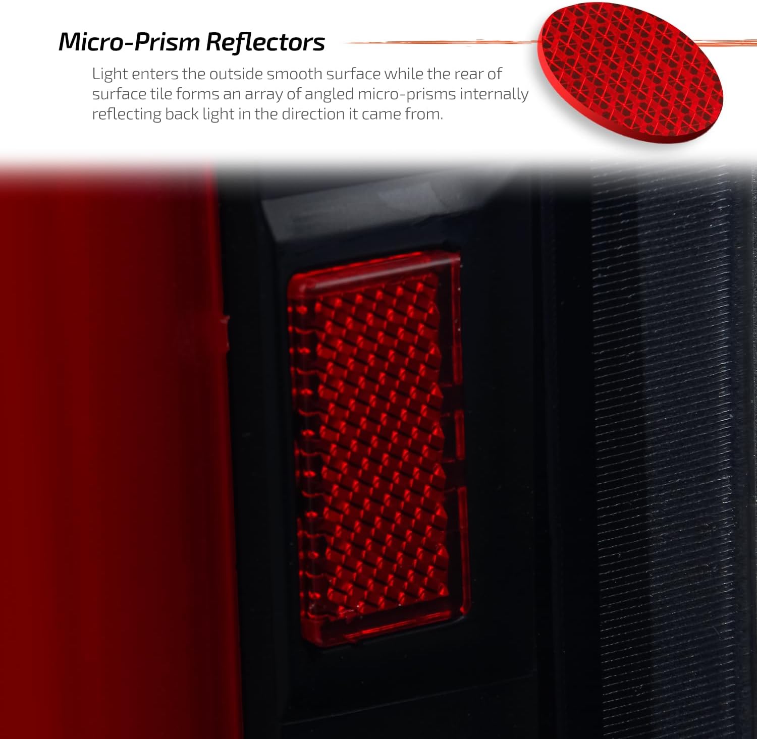 AKKON - Fit Chevy/GMC C1500/K1500 Suburban/Tahoe GMC Yukon Chevy Blazer Escalade LED Tail Lights Black Smoke Rear Lamp