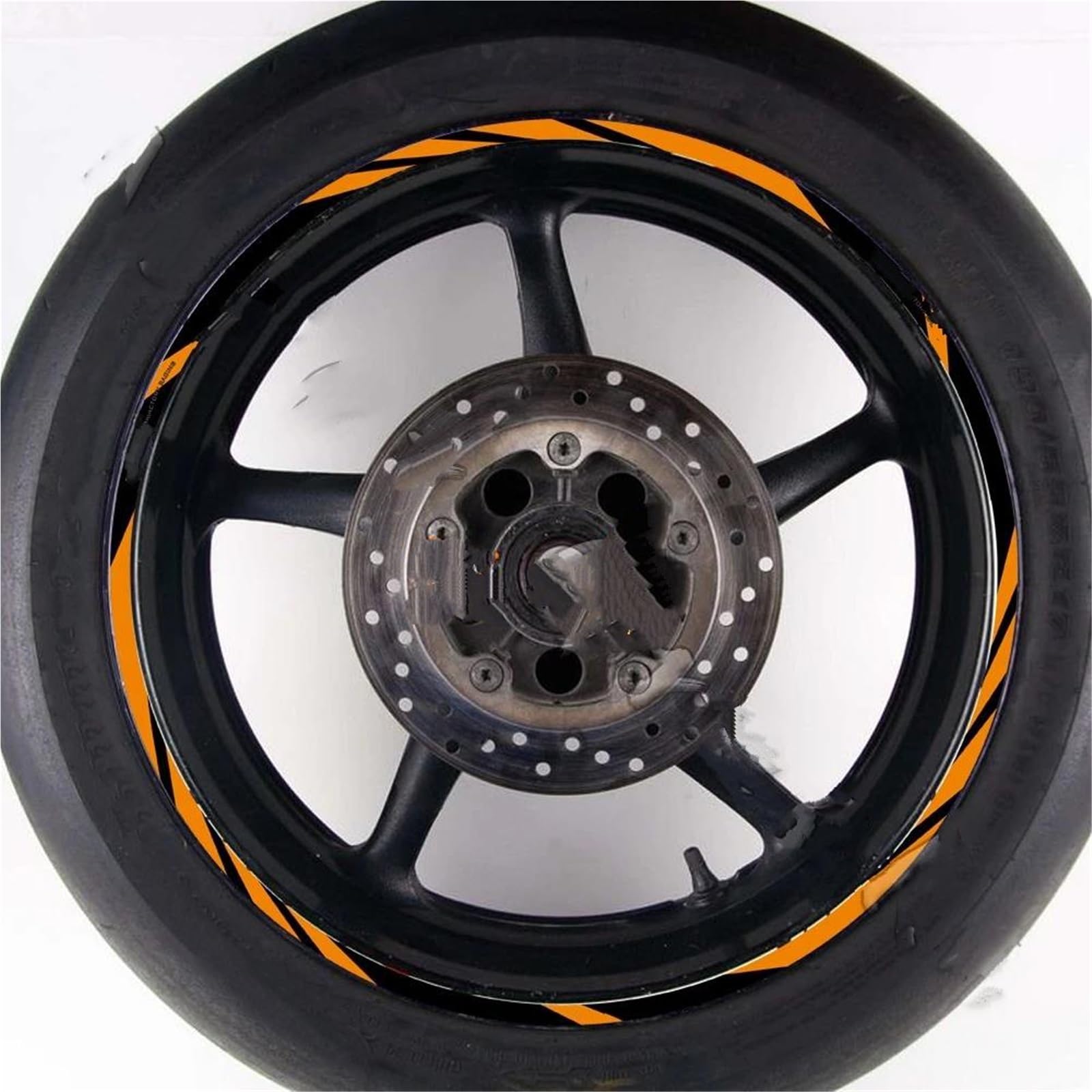 Rim Upgrade for CFMOTO for 250SR 150NK 300NK 300SR Reflective Motorcycle Wheel Rim Sticker Decal Hub Stripe Tape(Style 3)