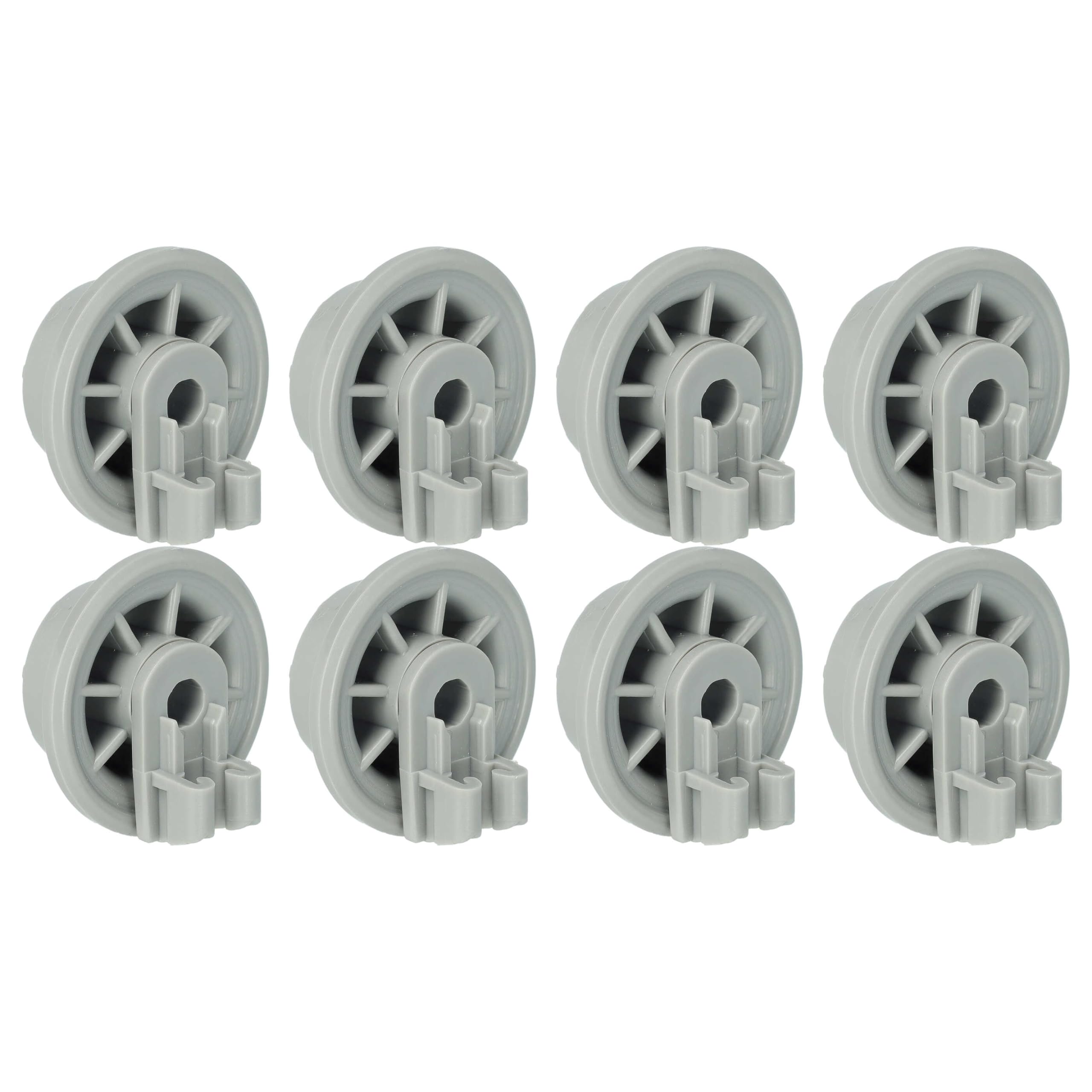 Vhbw 8x Ruota Per Cestello Inferiore Compatibile Con Siemens Lavastoviglie - Diametro 35 Mm - Foto 8