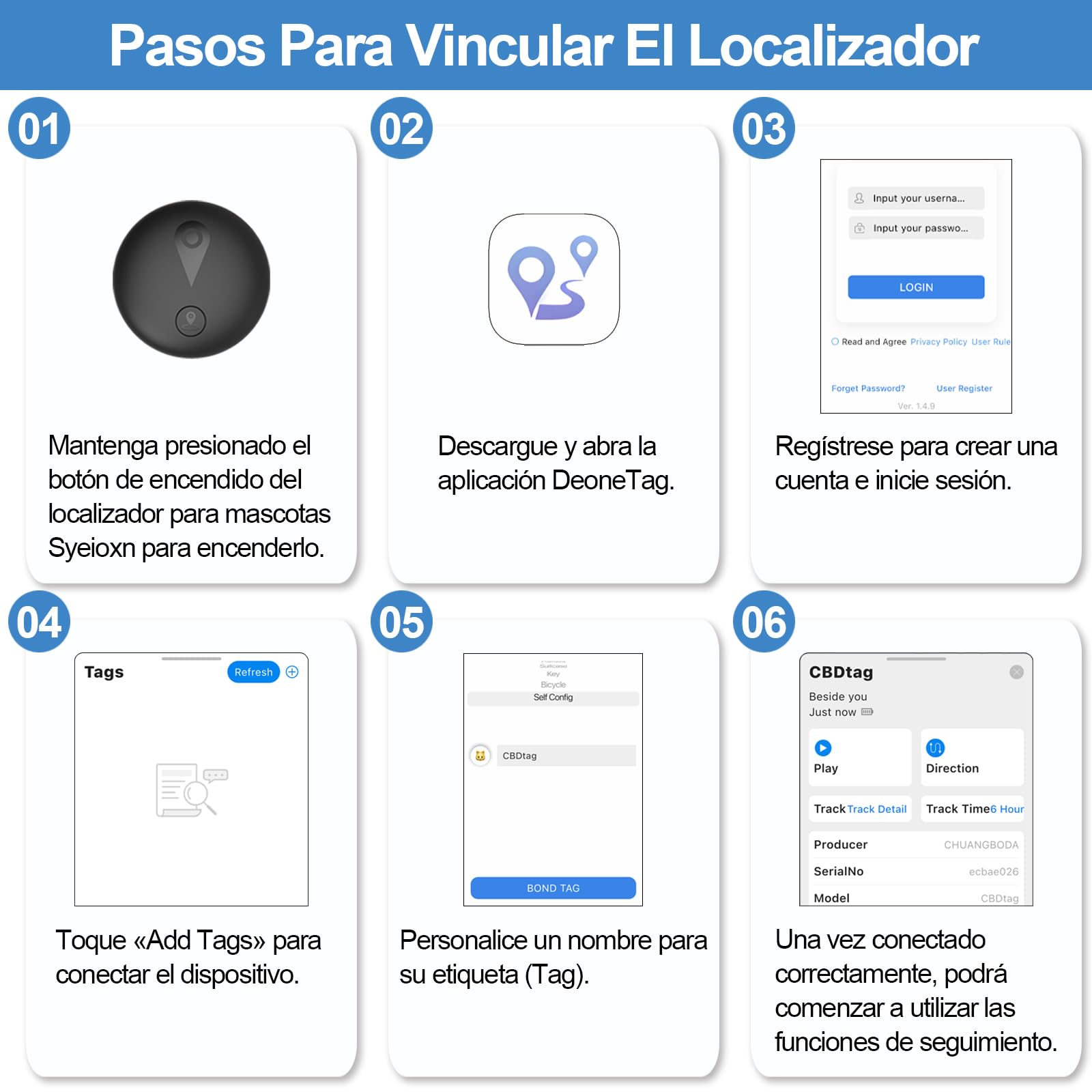 Collar GPS Gatos 2 en 1,Localizador GPS Perros con Seguimiento en Tiempo Real y Funciones Antipérdida,Sin Suscripción,iOS/Android,Collar Ajustable con Cascabel,Apto para Perros Pequeños y Gatos-Negro
