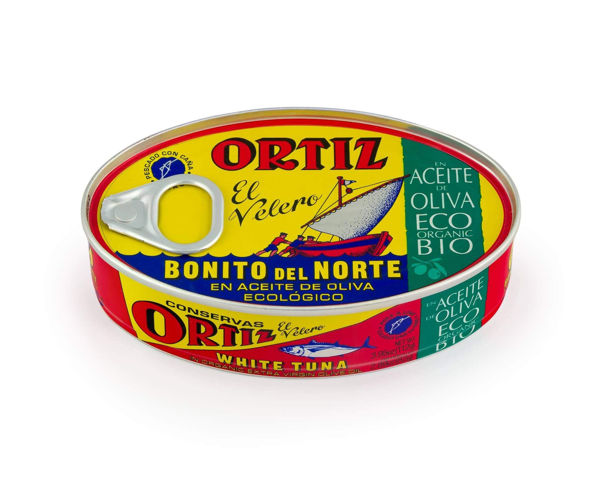 Weißer Thunfish in ökologischem Olivenöl 112g x 30 Einheiten