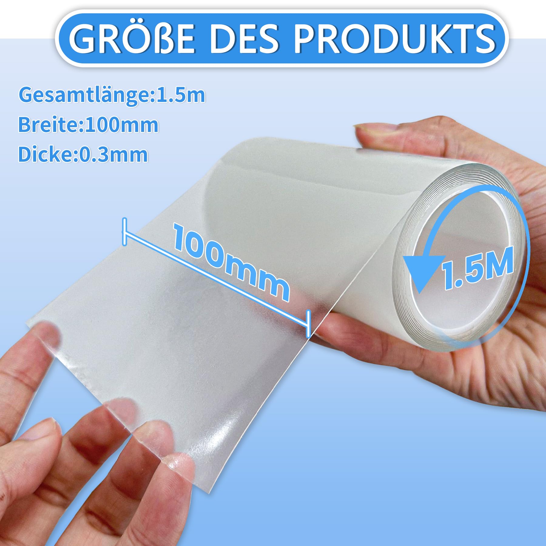KAIHENG Nastro di riparazione per tenda da sole, impermeabile, resistente, per esterni, per teloni, tela, tende, coperture per barche, tettucci, nastro per vele, resistente ai raggi UV