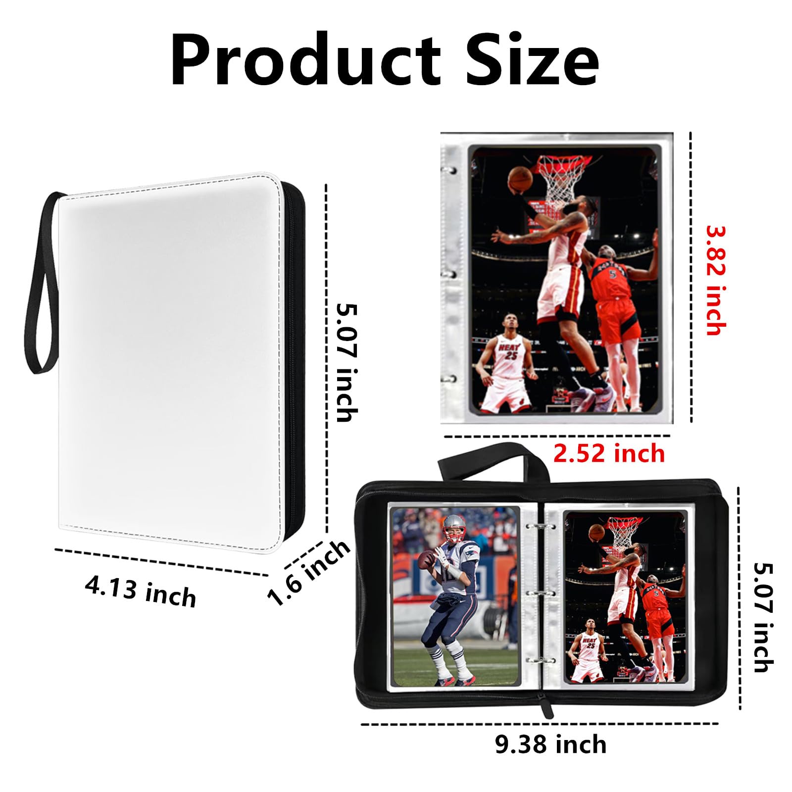 80 card binder Amazon.com: Foalgo Trading Card Binder, Card Collection Binder Album Folder  with 80 Side Loading Pockets, 1 Pocket Trading Card Album Folder for  TGC,MTG, Baseball Cards, Yugioh : Toys & Games main image 0