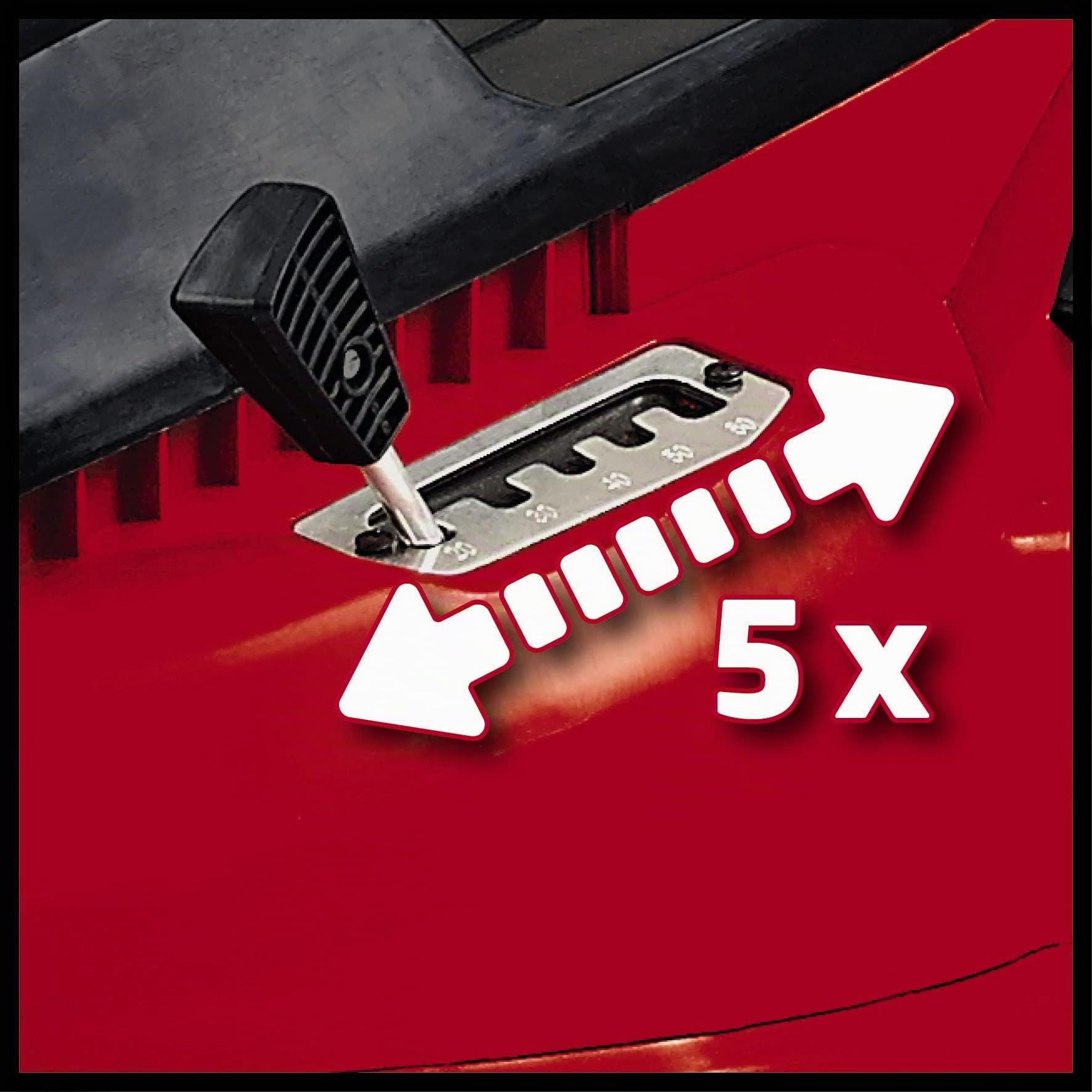 Einhell Elektro-Rasenmäher GC-EM 1500/36 (1500 W Carbon Power Motor, 36 cm Schnittbreite, 38 L Fangbox, für 600 m² Rasenflächen, Schnitthöhe 25-65 mm)