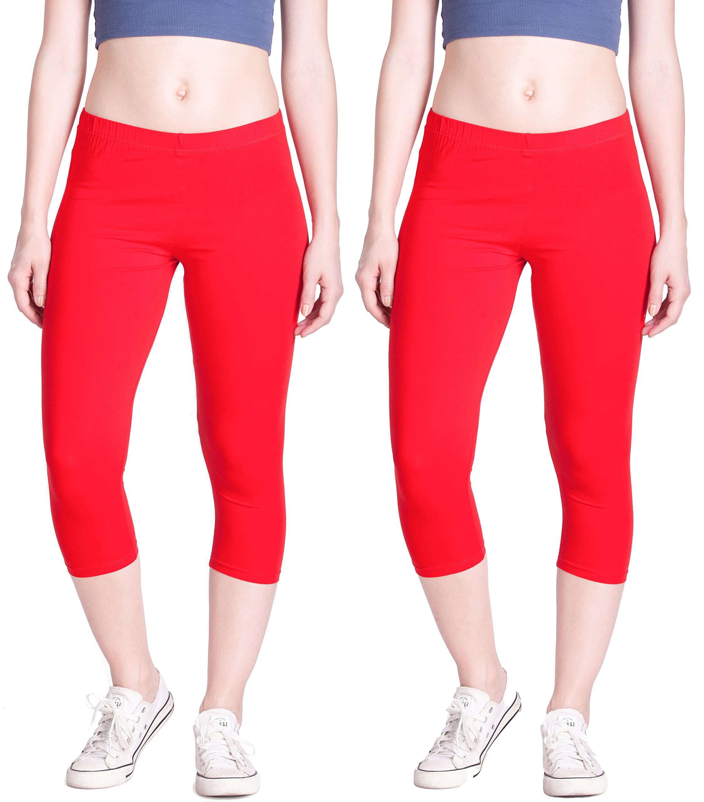 Women's Skinny Fit High Rise Leggings-image-17