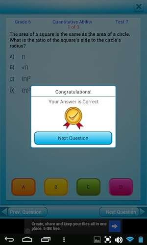 QVprep Lite Escola Edição: Grade 3 4 5 6 7 8 9 10 Quantitativos e Verbal Capacidade de testes prátic