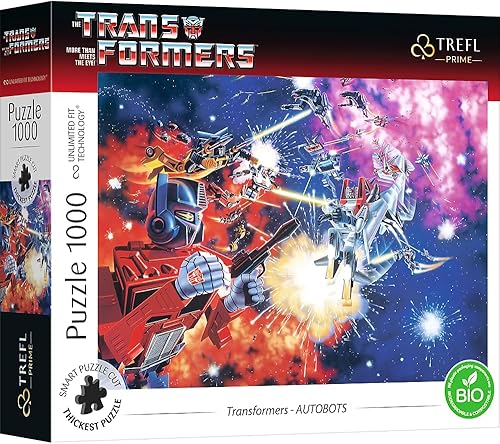 Miniatura 8 de Trefl Transformers - Rompecabezas de 1000 piezas con impresión de Rise of The Beasts de 27 x 19 pulgadas, rompecabezas de bricolaje, héroes de