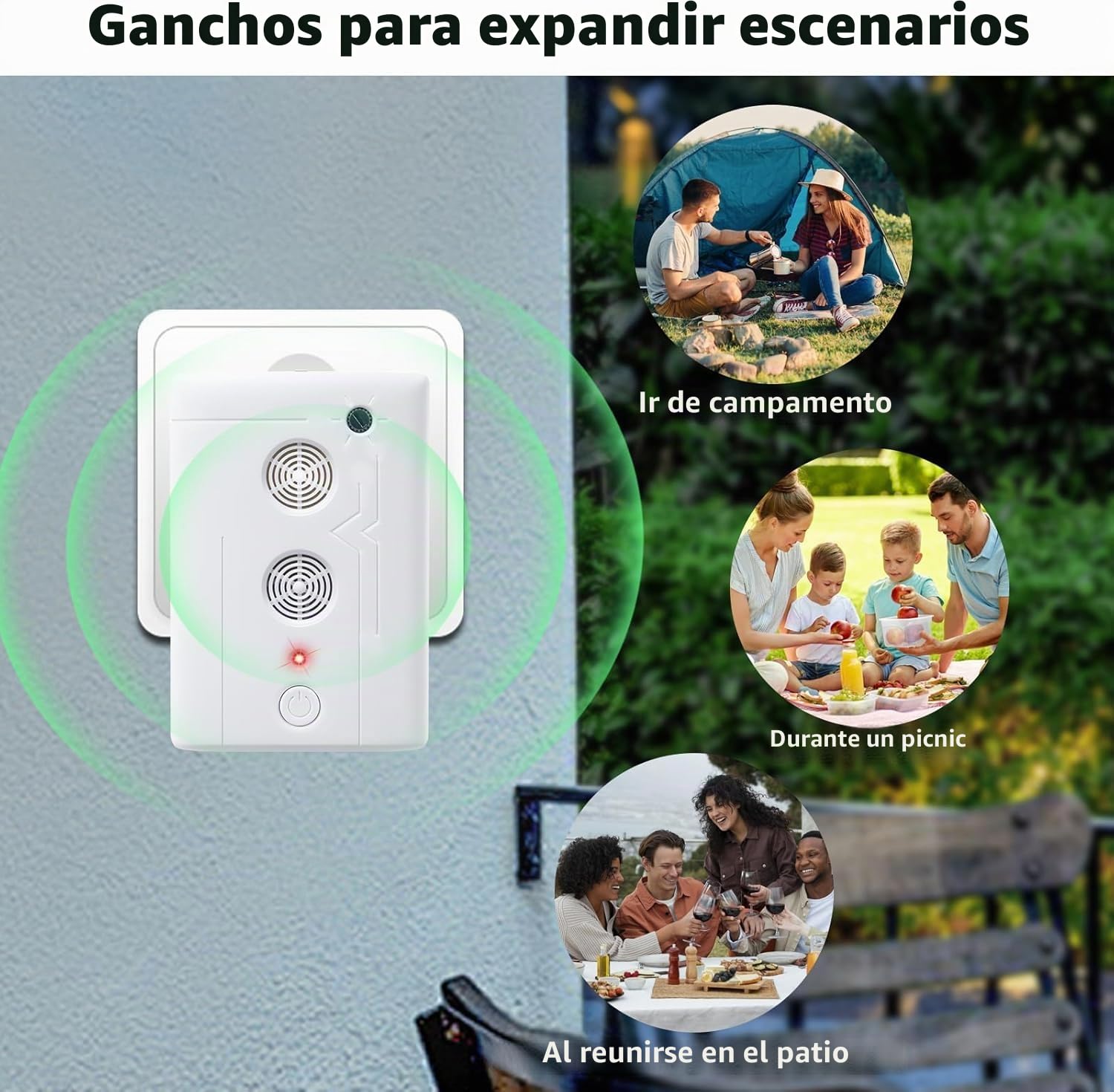 2026 - Repelente ultrasónico de murciélagos para interiores con enchufe repelente de murciélagos, apto para humanos y mascotas (paquete de 4)