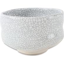 Mino ware Japanese Pottery Tea Ceremony Matcha Bowl made in japan Japan Import YHT010 White Crackled