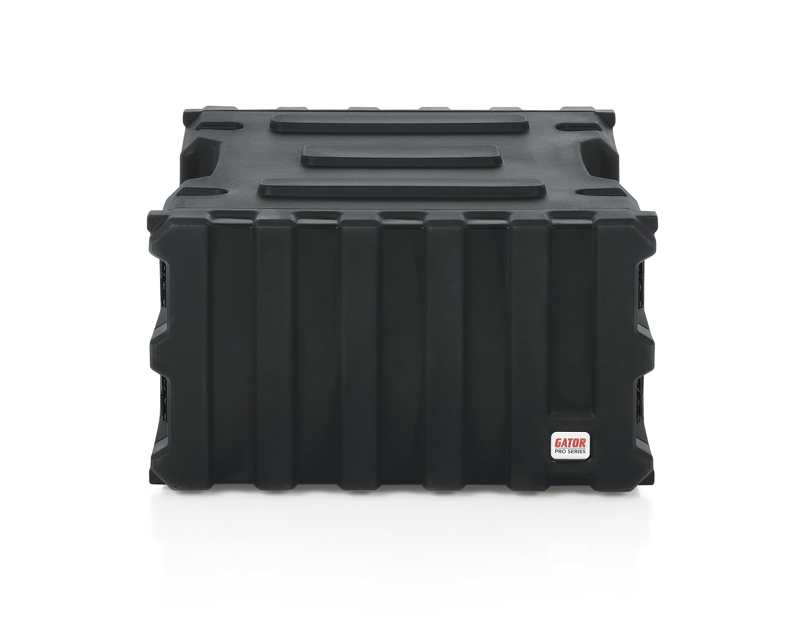gator cases pro series rotationally molded 6u rack case with standard 19" depth; made in usa (g-pro-6u-19)