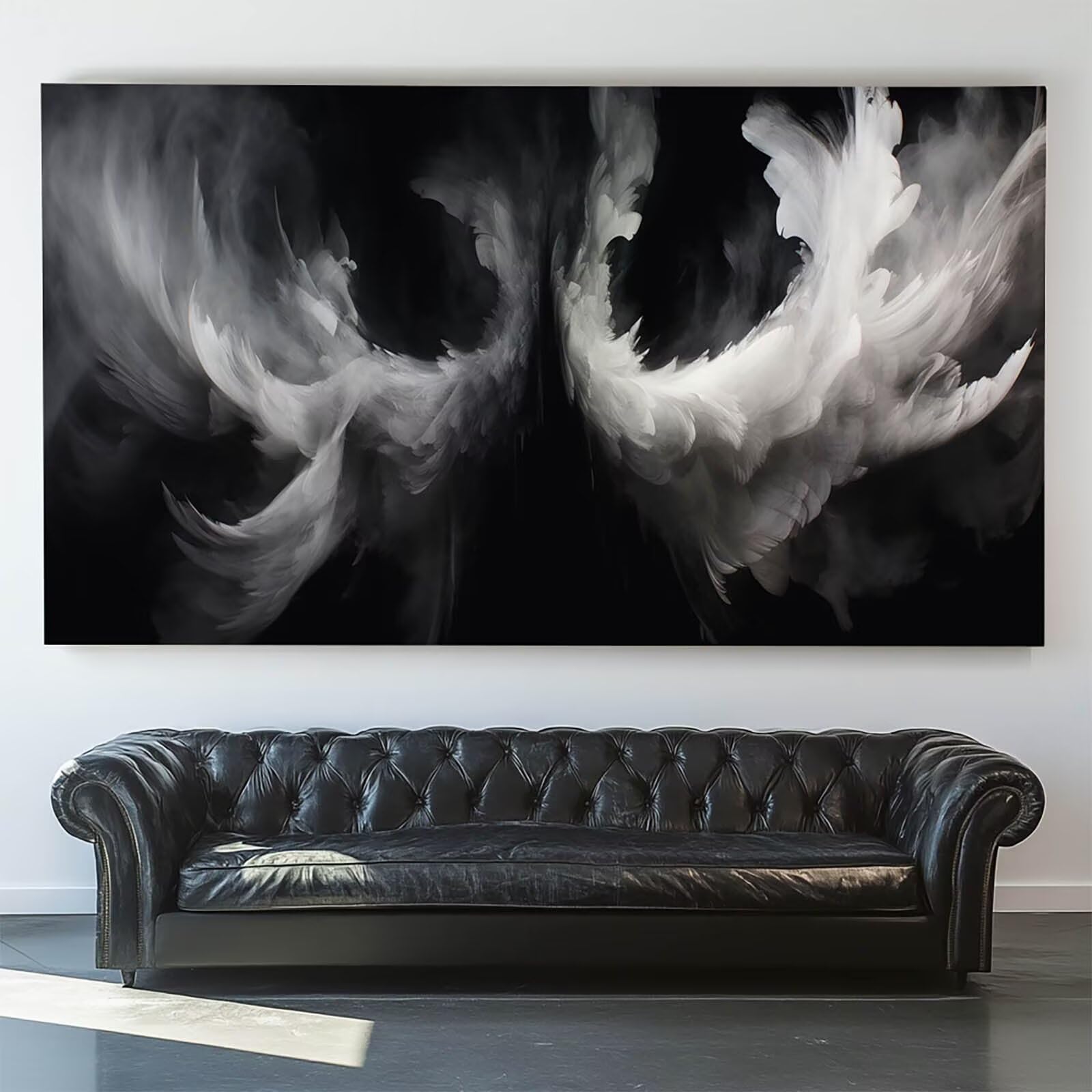 DIY Malen nach Zahlen Erwachsene FlüGel Malen nach Zahlen ab 7 jahre Mädchen Abstrakt Kreativ set für Erwachsene mit Leinwand Acrylfarben set und Pinsel,Bastelset zum Bemalen, Wanddeko 100X200cm 9-D-9