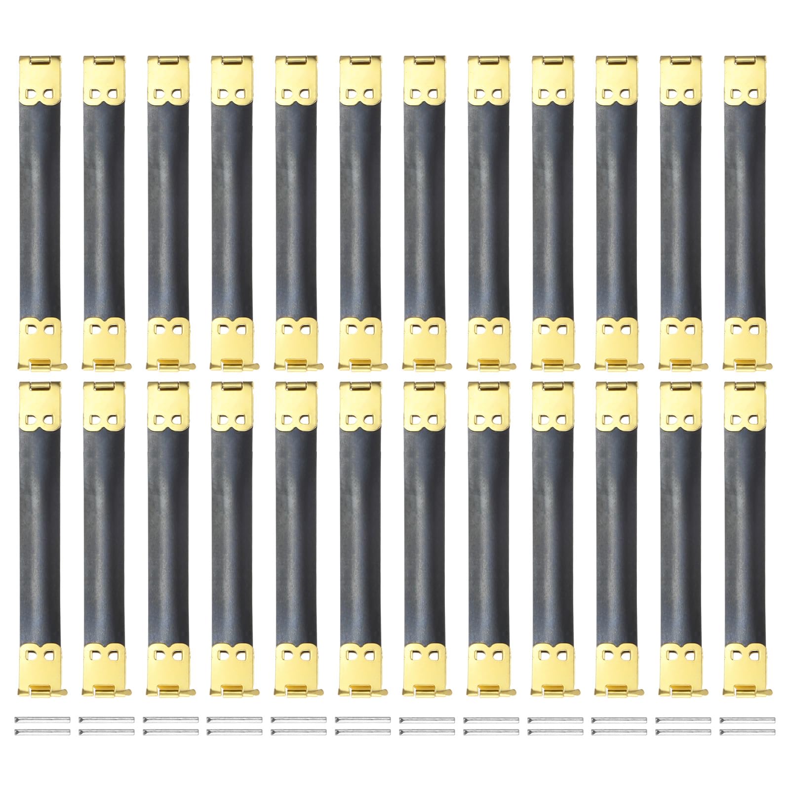 Charnières de fermeture internes métalliques de 10 cm pour réparer ou structurer vos sacs