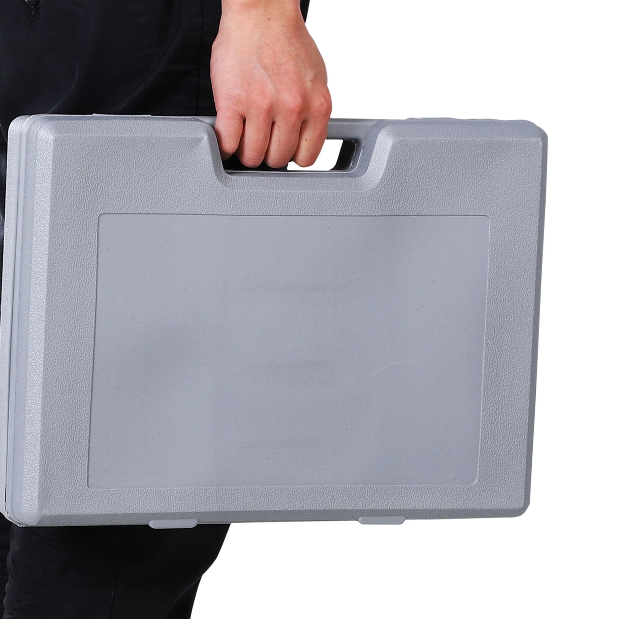 HOMCOM Manubri Pesi, Set Manubri Palestra da 10kg con Valigetta 4 Paia di Manubri (2x0.5kg, 2x1kg, 2x1.5kg, 2x2kg)