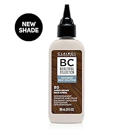 Clairol Professional Beautiful Collection Advanced Gray Solutions, 5G Amber Brown, 3 oz.