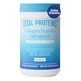 Vital Proteins Collagen Peptides Powder Advanced with Hyaluronic Acid & Vitamin C, Collagen Supplements, Unflavored, 13 Servings