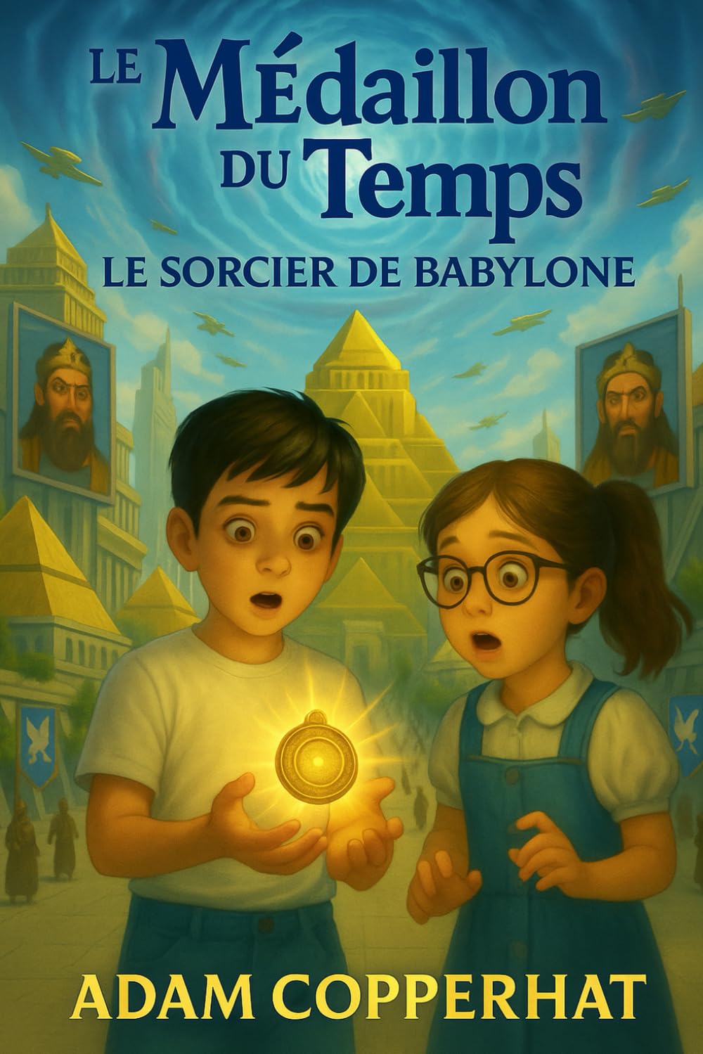 LE MEDAILLON DU TEMPS - Le Sorcier de Babylone: Roman aventure jeunesse voyage dans le temps - Livre enfant 9-13 ans histoire antique