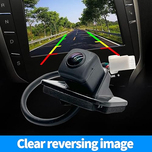 Miniatura 5 de Cámara de respaldo de visión trasera compatible con Honda Accord Sedan 2014-2017, sustituye a 39530-T2A-A21 39530-T2A-A31 39530-T2A-U110-M2