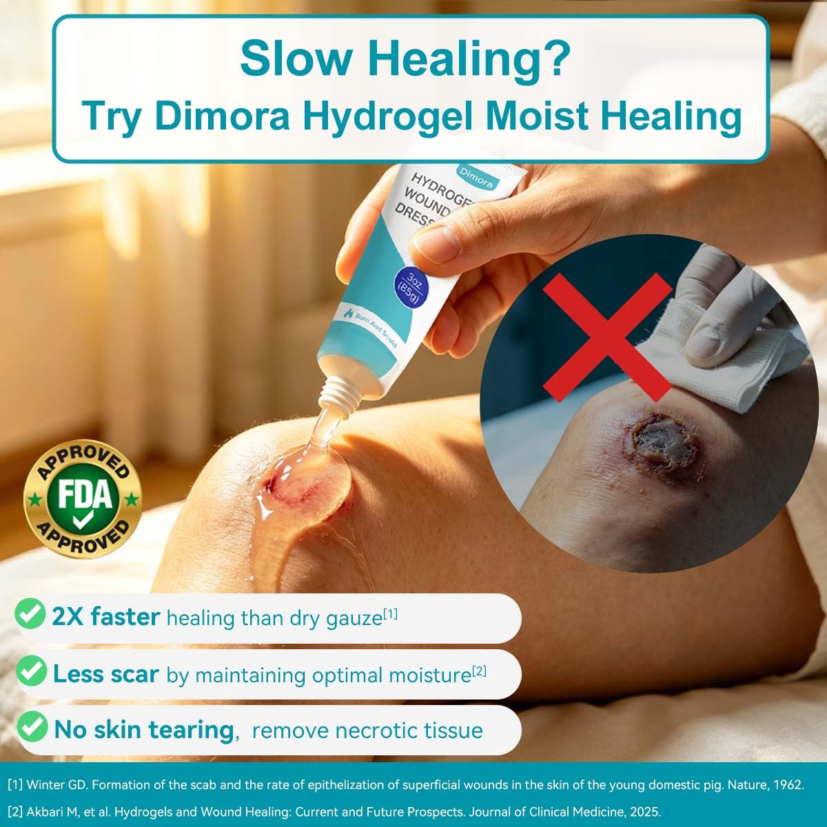 Dimora Medicazione per ferite idrogel